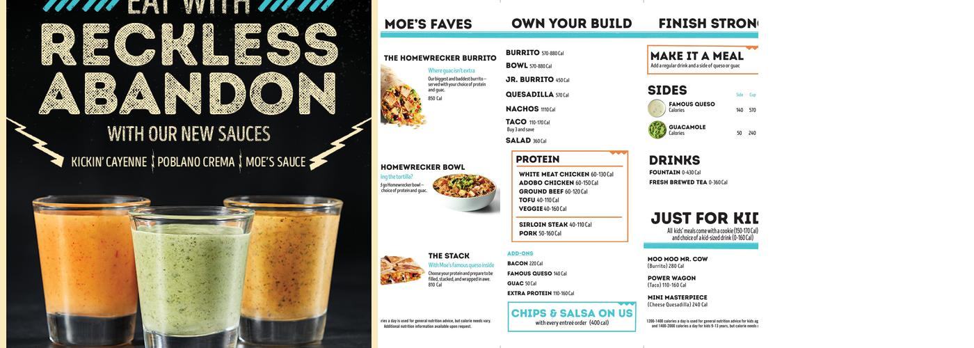 Moe's Southwest Grill Menu