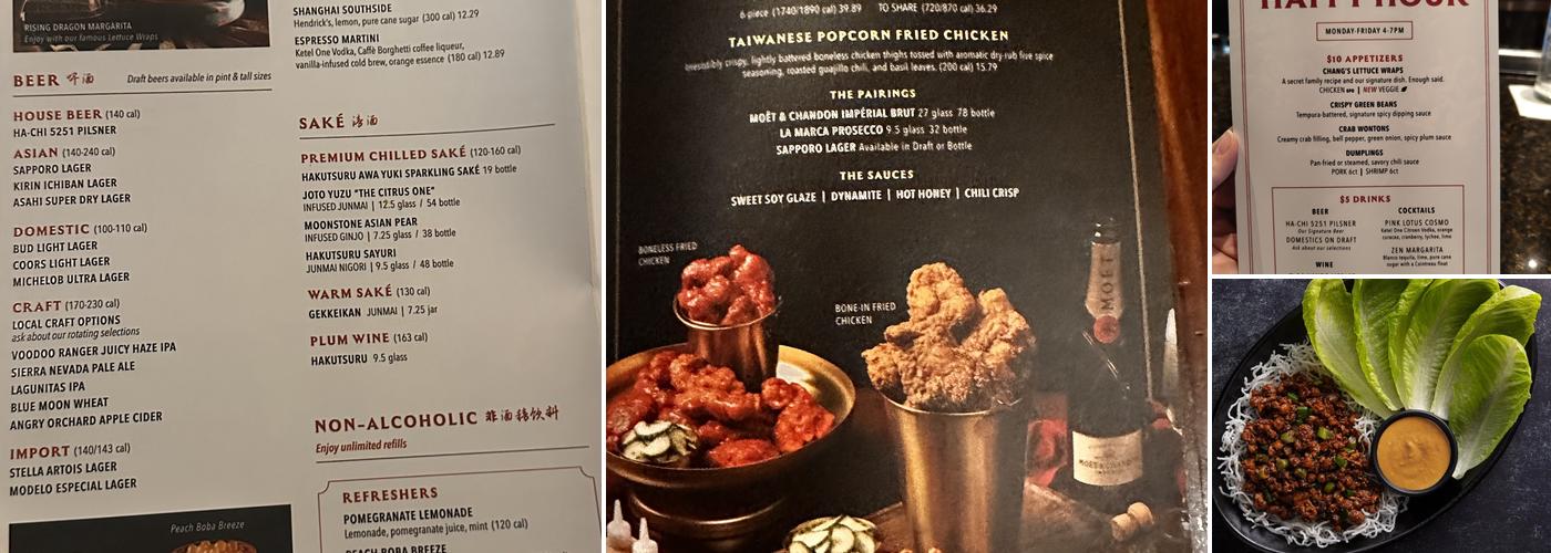 P.F. Chang's Menu
