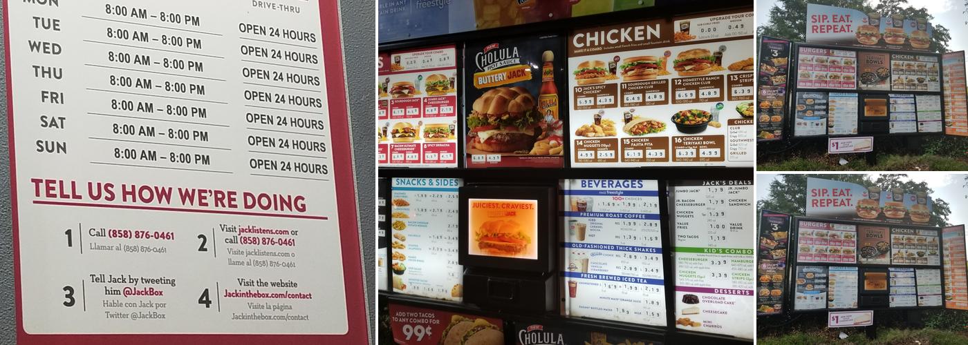 Jack In The Box Menu