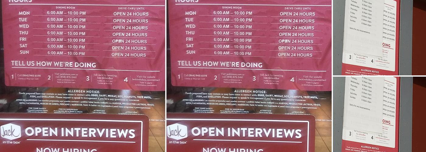 Jack In The Box Menu