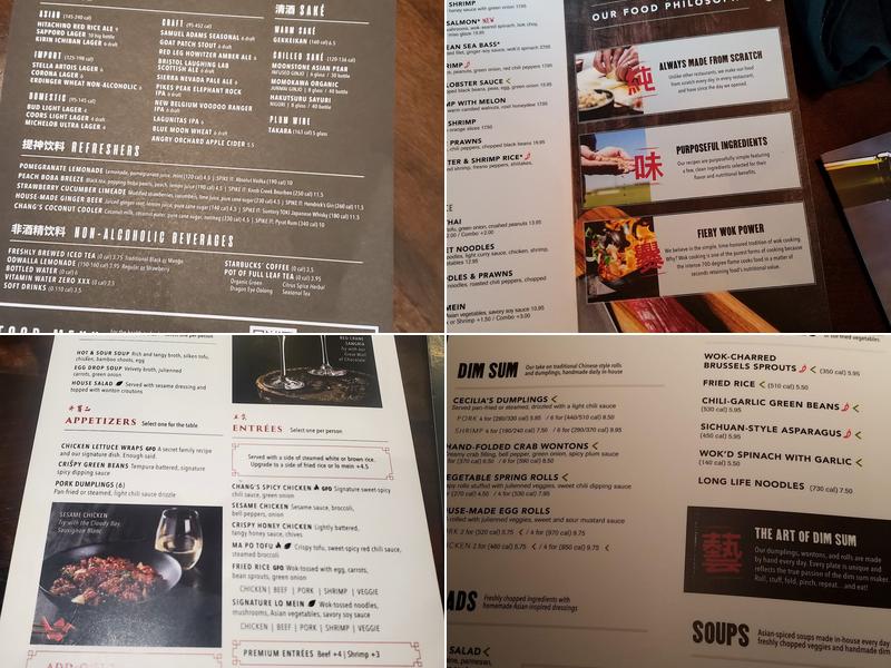 P.F. Chang's Menu