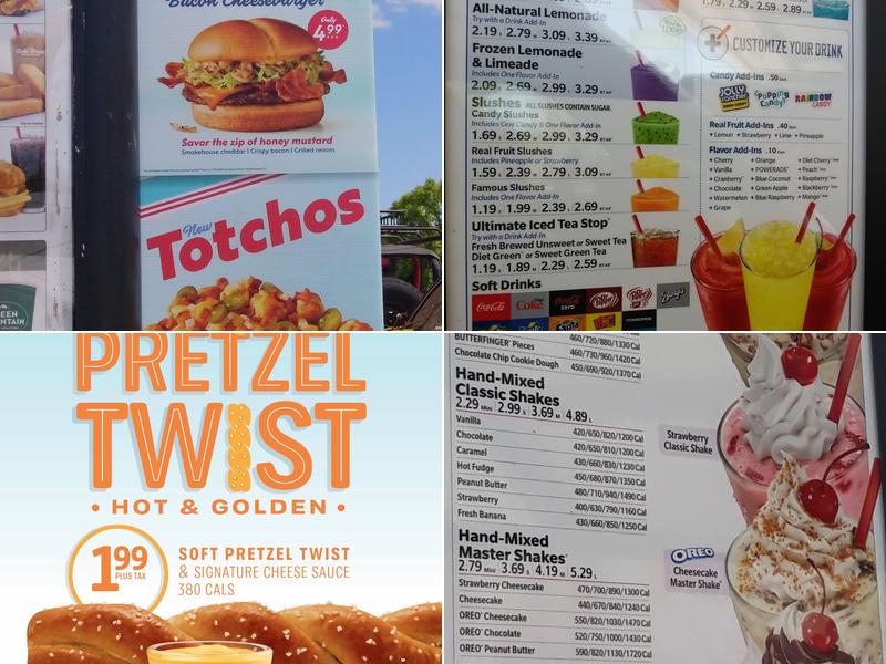 Sonic Drive-In Menu