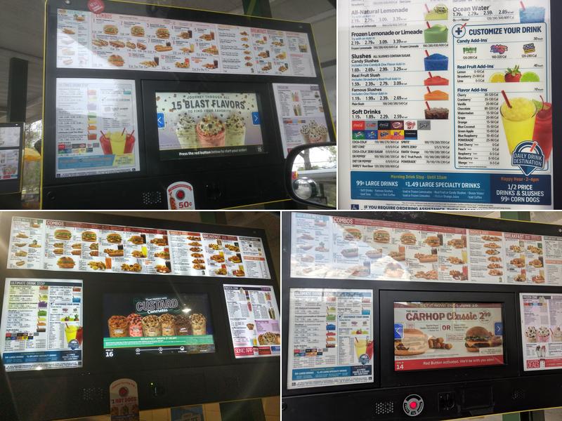 Sonic Drive-In Menu