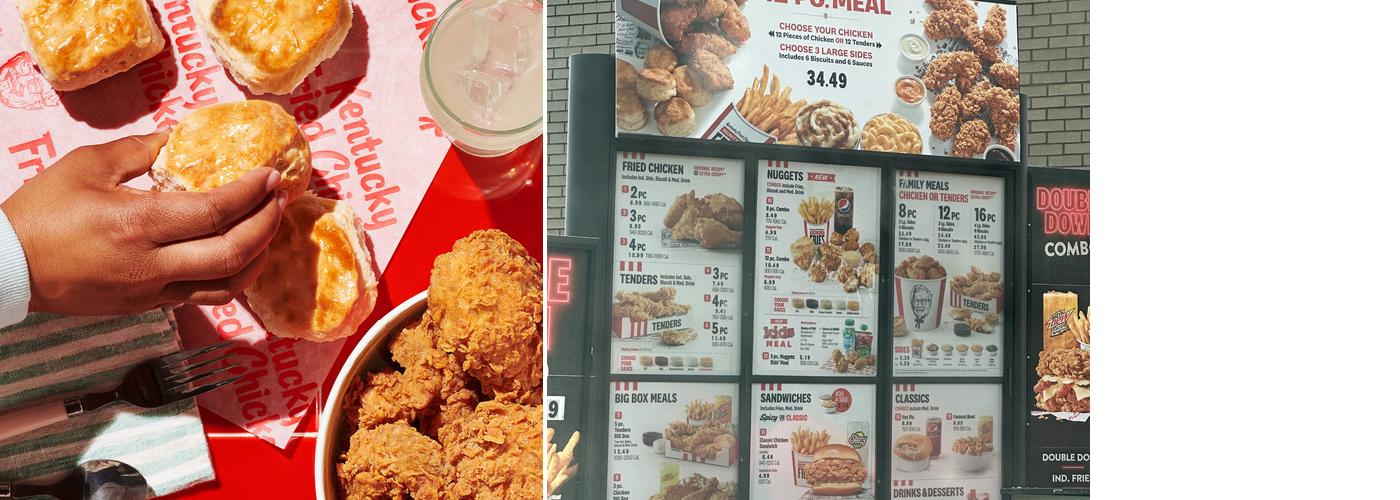 KFC Menu