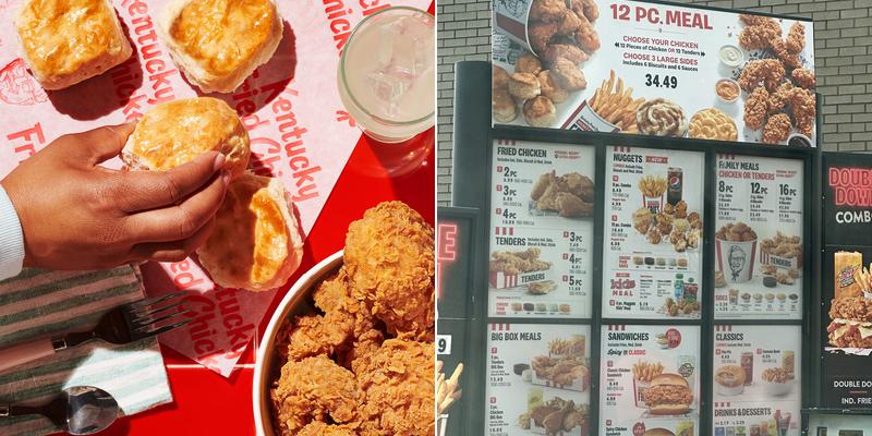KFC Menu