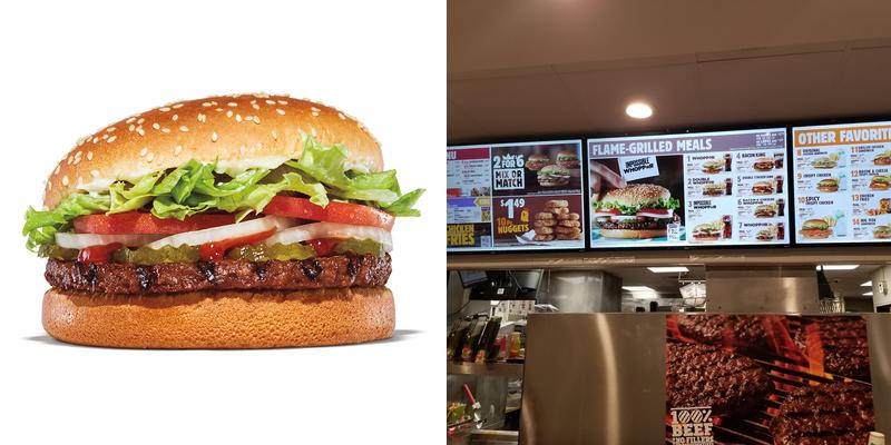 Burger King Menu
