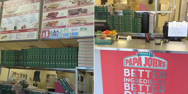 Papa Johns Pizza Menu