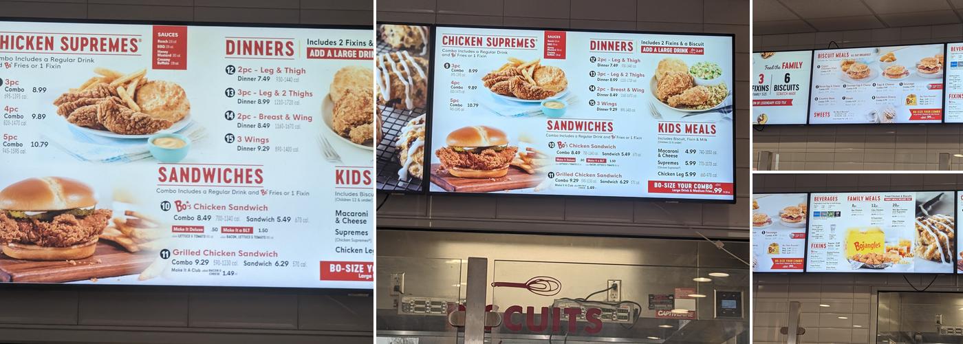 Bojangles Menu
