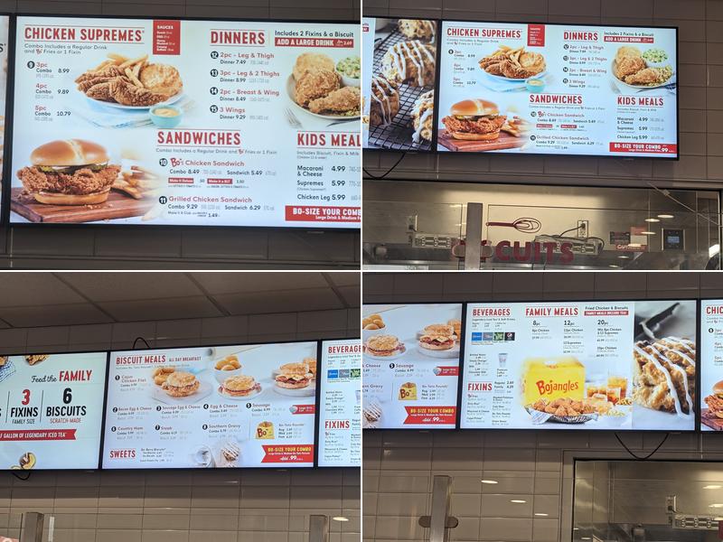 Bojangles Menu