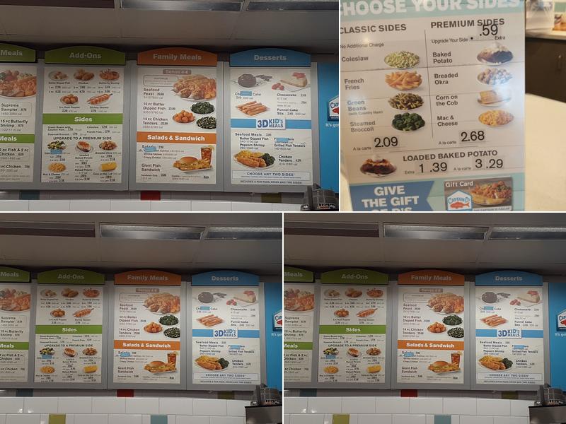 Captain D's Menu