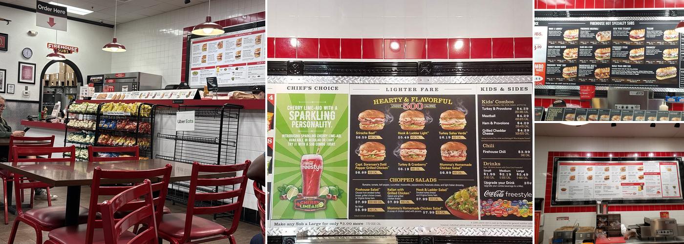 Firehouse Subs Azalea Square Menu