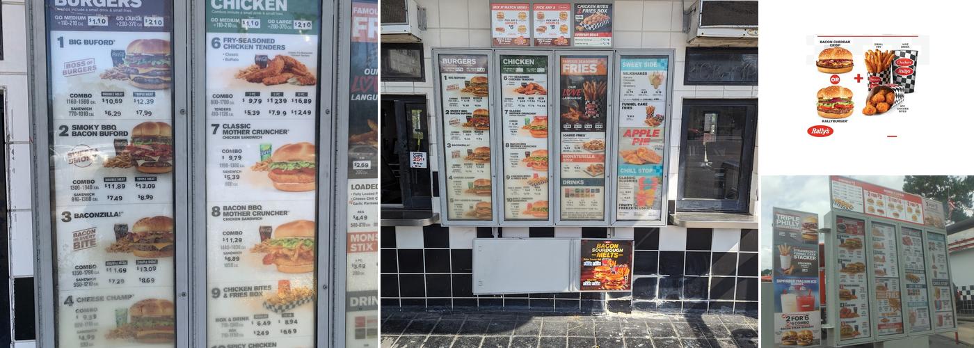 Checkers Menu