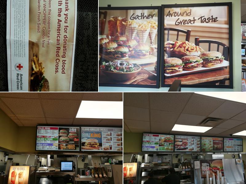 Burger King Menu
