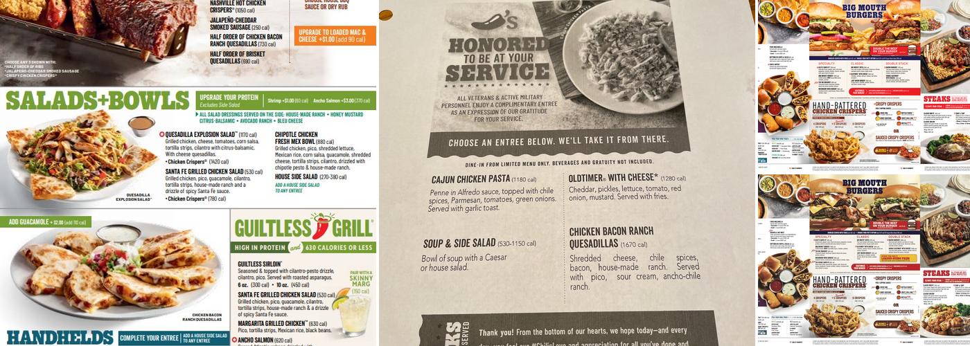 Chili's Grill & Bar Menu