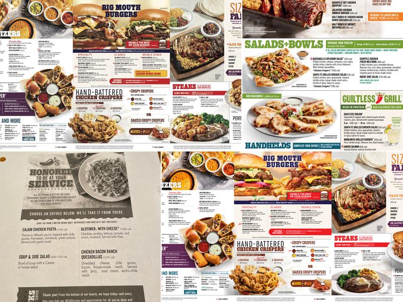 Chili's Grill & Bar Menu