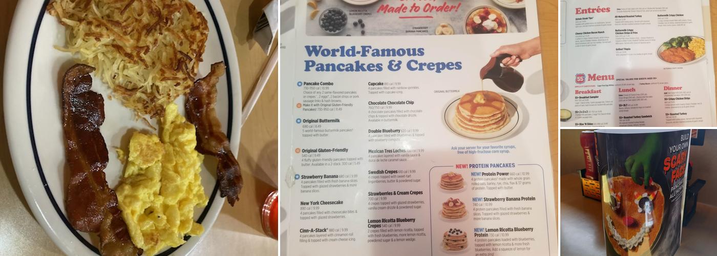 IHOP Menu