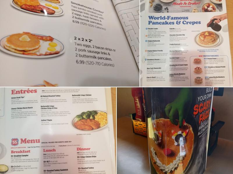 IHOP Menu