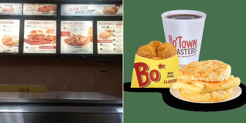 Bojangles Menu