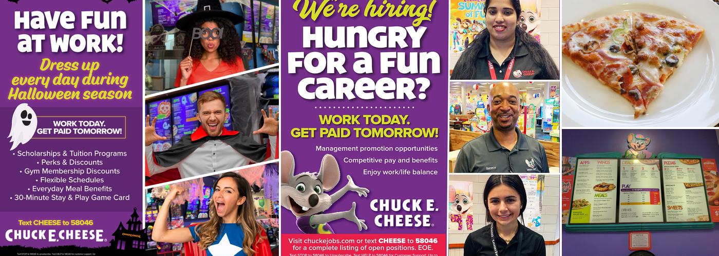 Chuck E. Cheese Menu