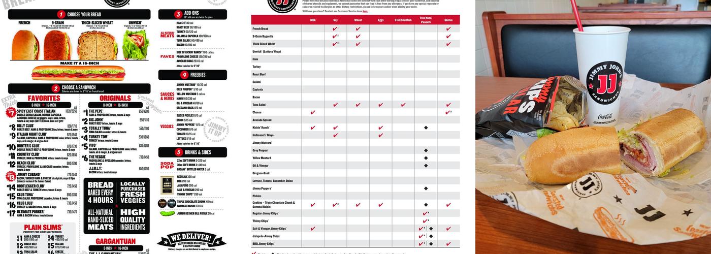 Jimmy John's Menu
