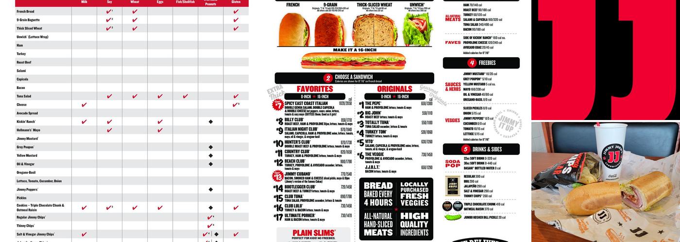 Jimmy John's Menu