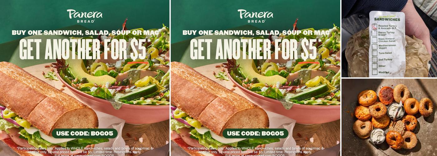 Panera Bread Menu