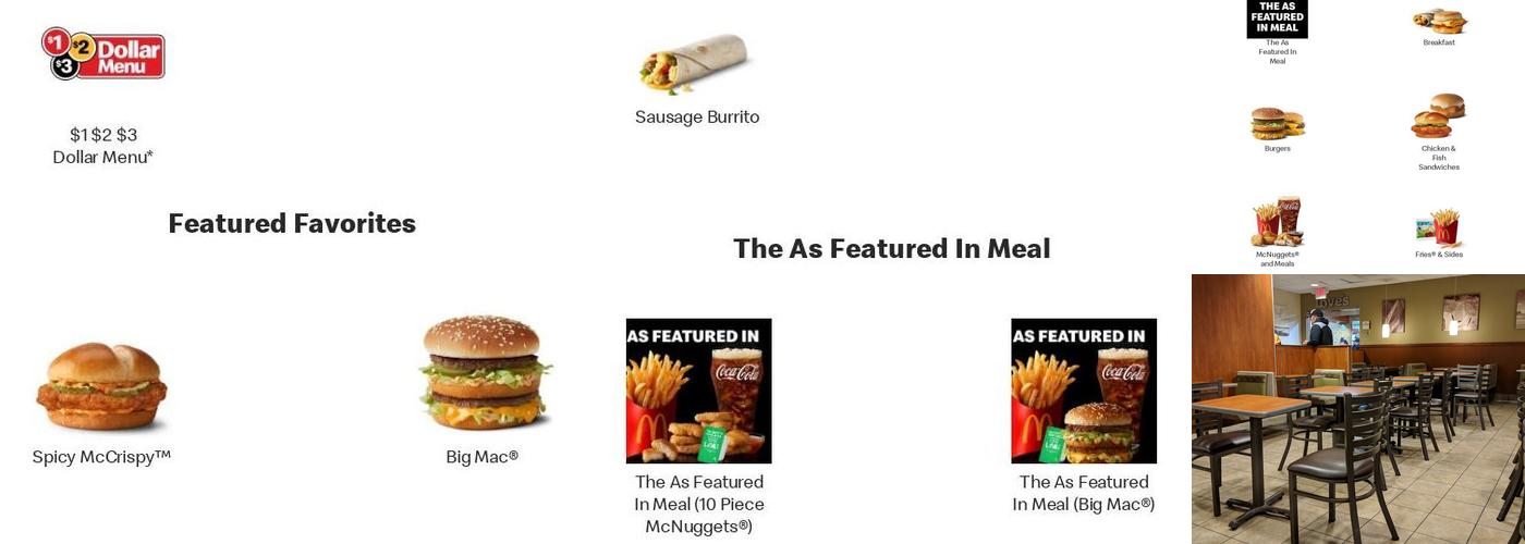 McDonald's Menu