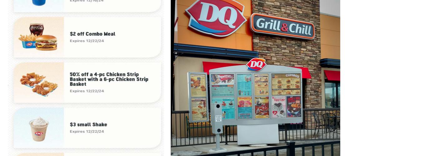 Dairy Queen Grill & Chill Menu