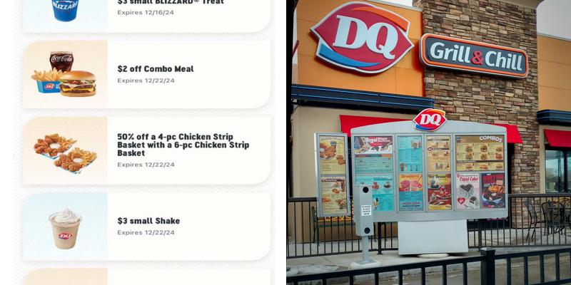 Dairy Queen Grill & Chill Menu