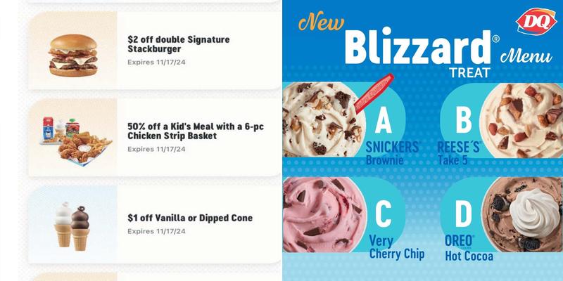 Dairy Queen Grill & Chill Menu