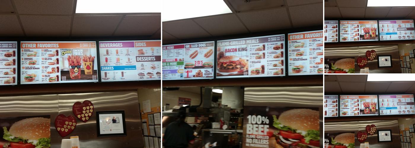 Burger King Menu