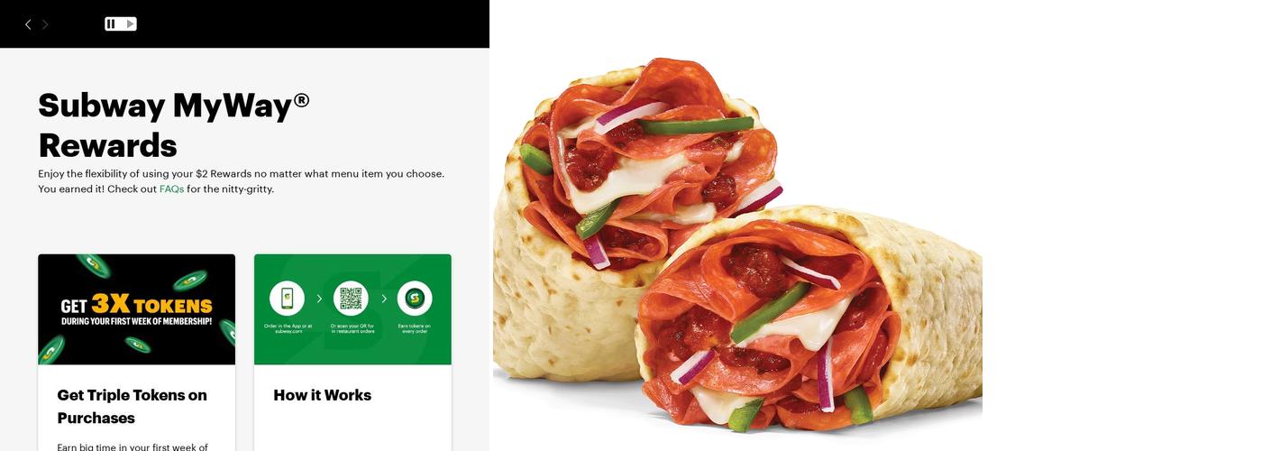 Subway Menu