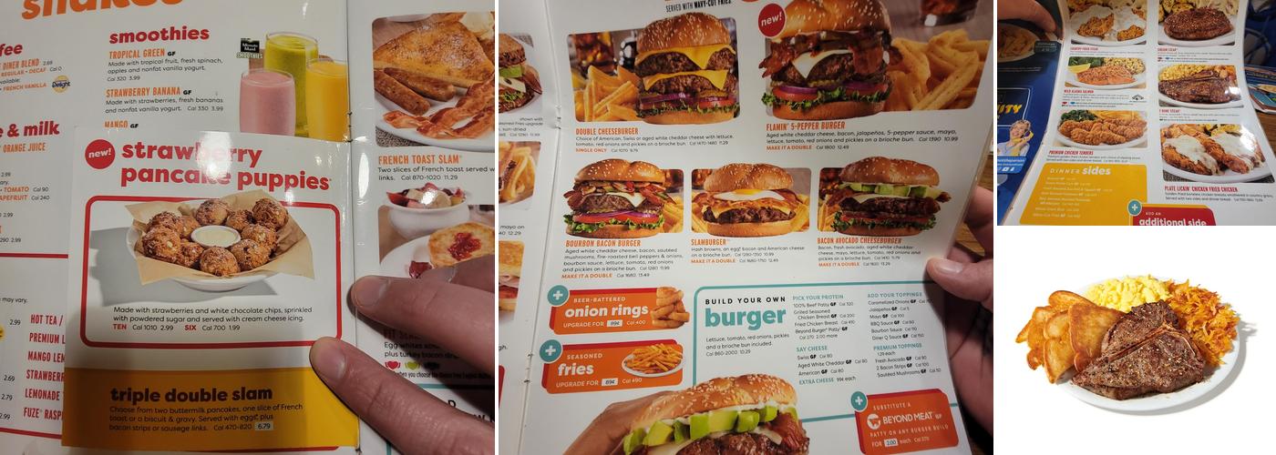 Denny's Menu