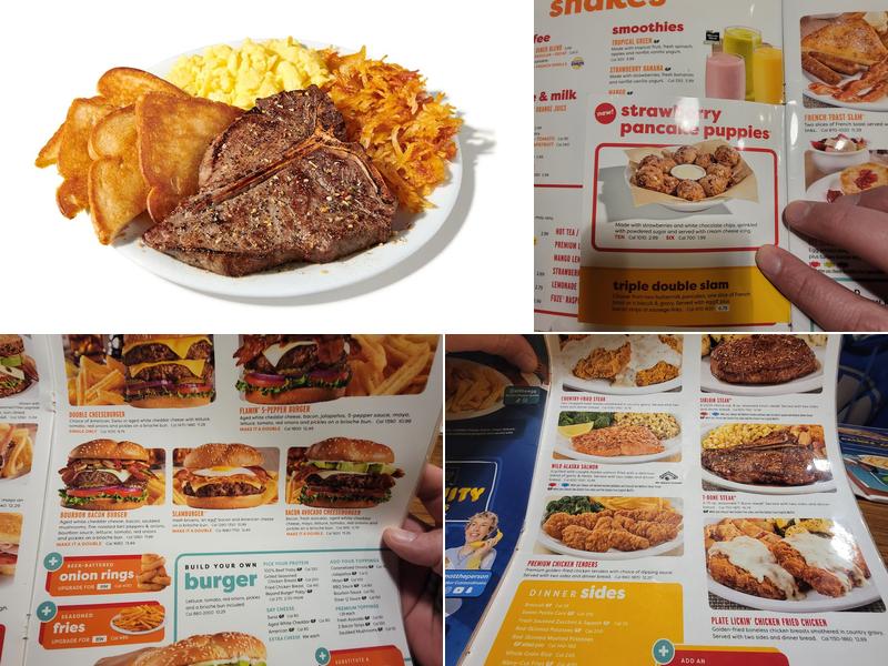 Denny's Restaurant Menu