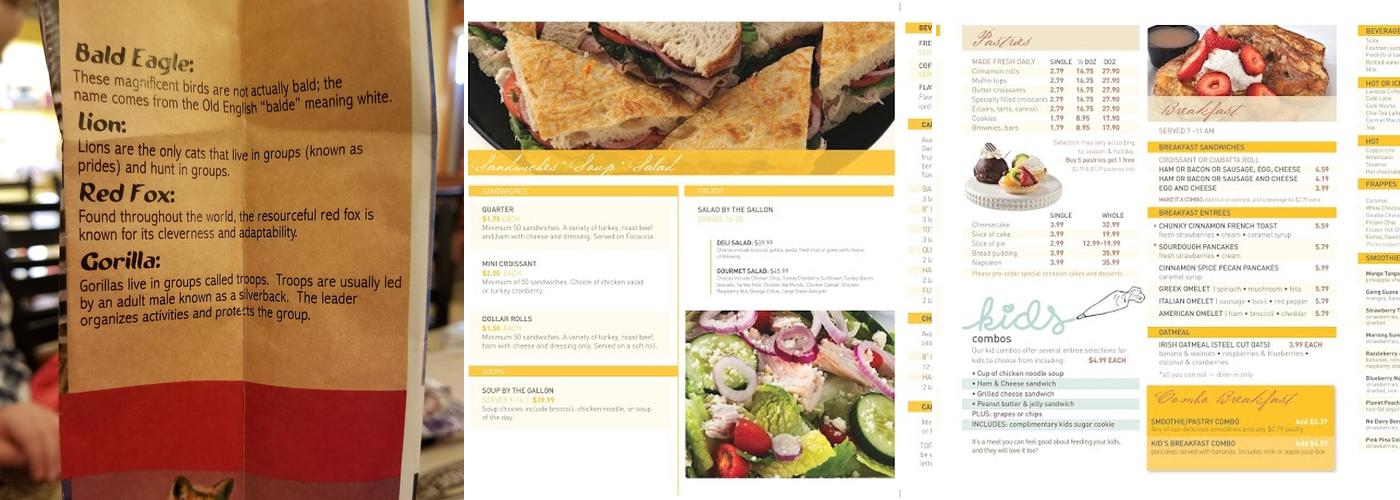 Kneaders Bakery & Cafe Menu