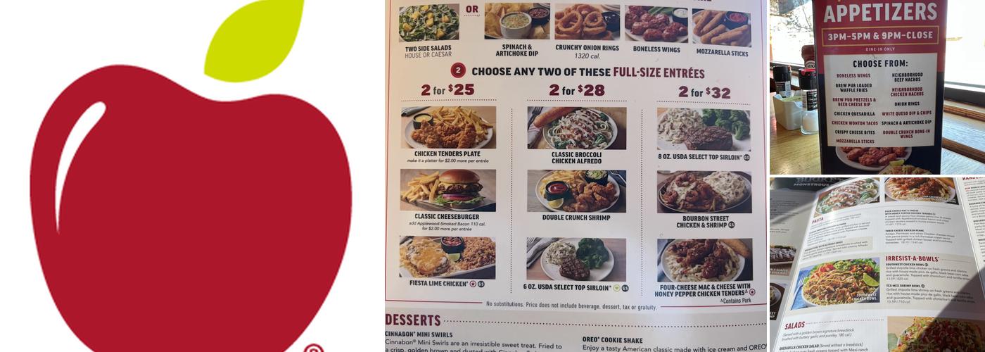 Applebee's Grill + Bar Menu
