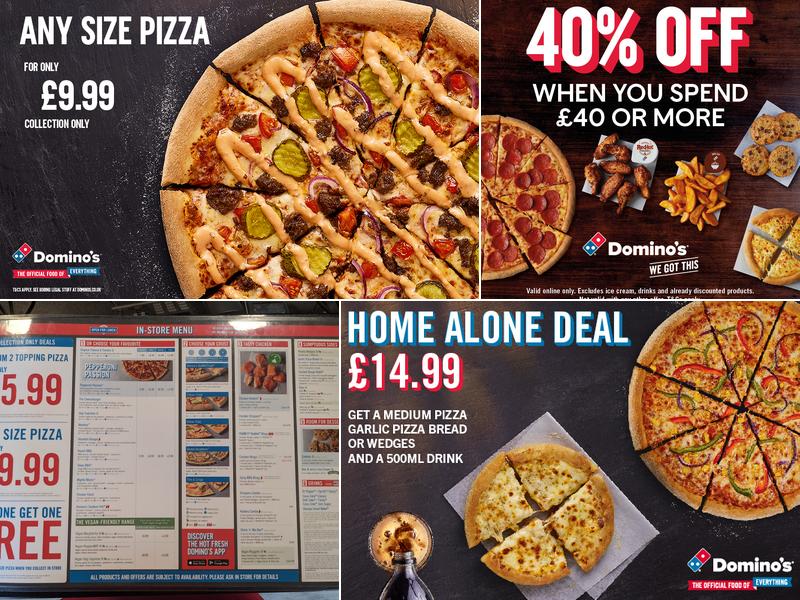 Domino's Pizza - Christchurch - Barrack Road Menu