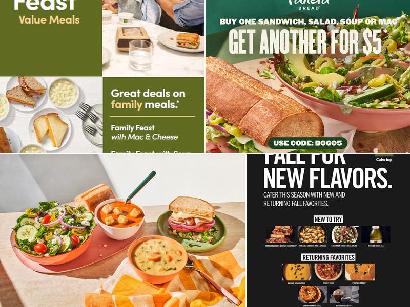 Panera Bread Menu