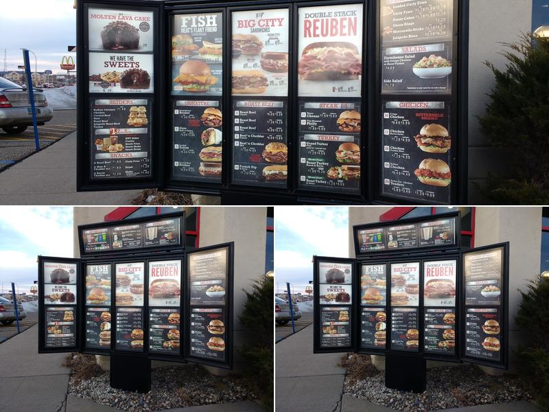 Arby's Menu