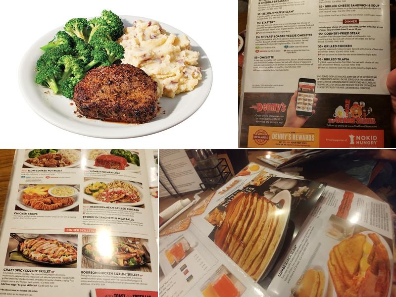 Denny's Restaurant Menu