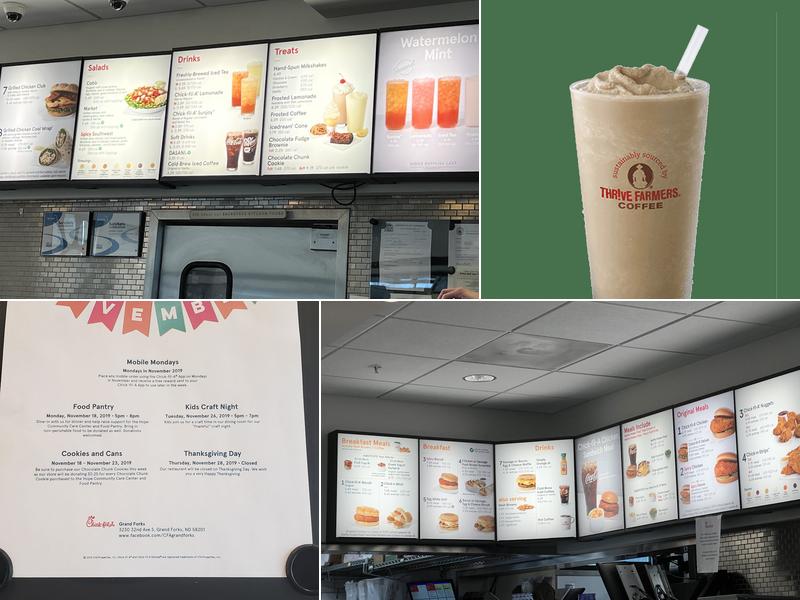 Chick-fil-A Menu