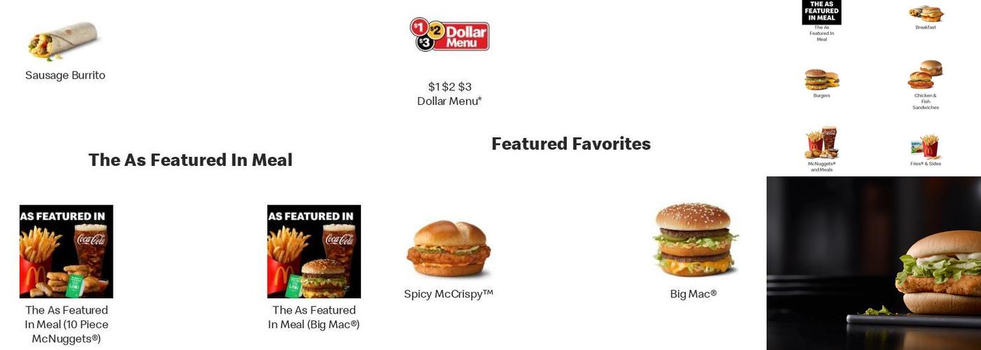 McDonald's Menu