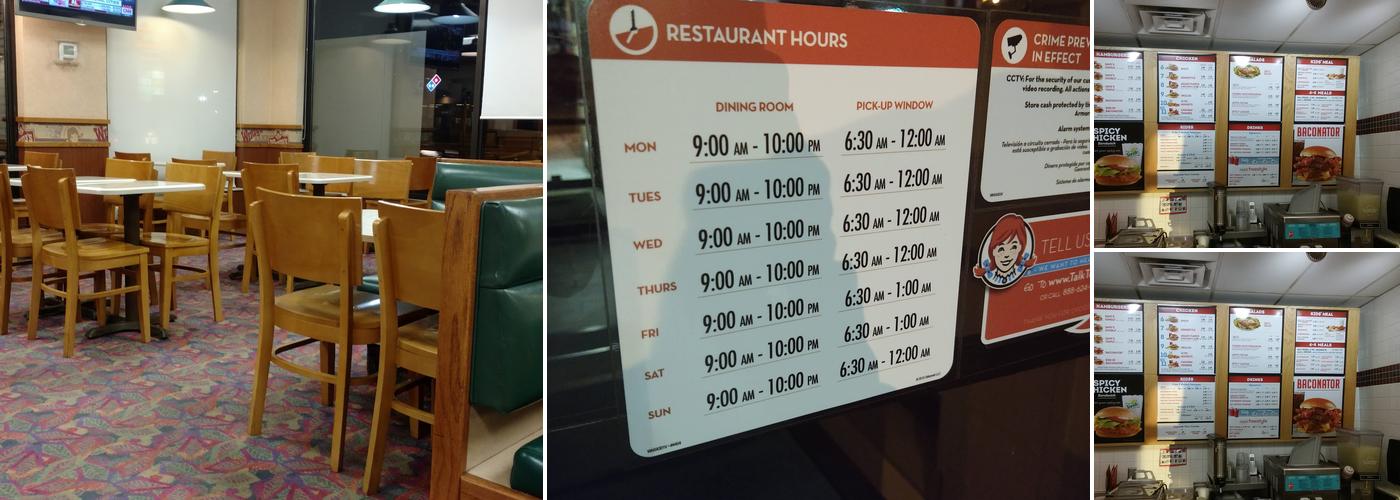 Wendy's Menu
