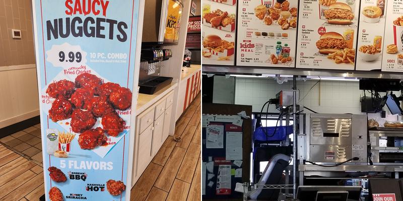 KFC Menu