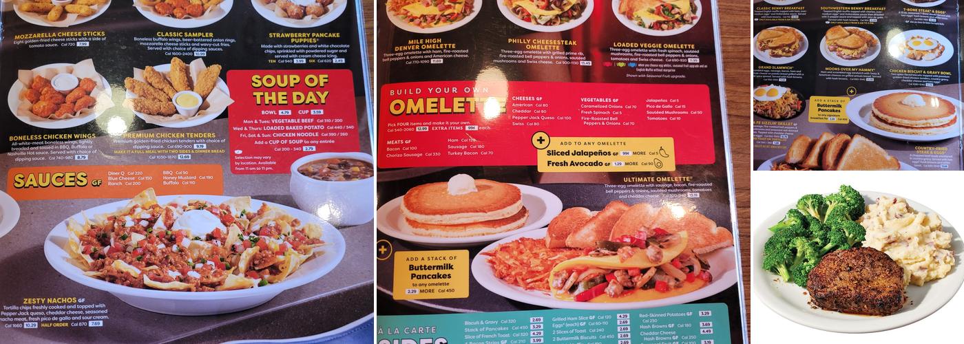 Denny's Menu