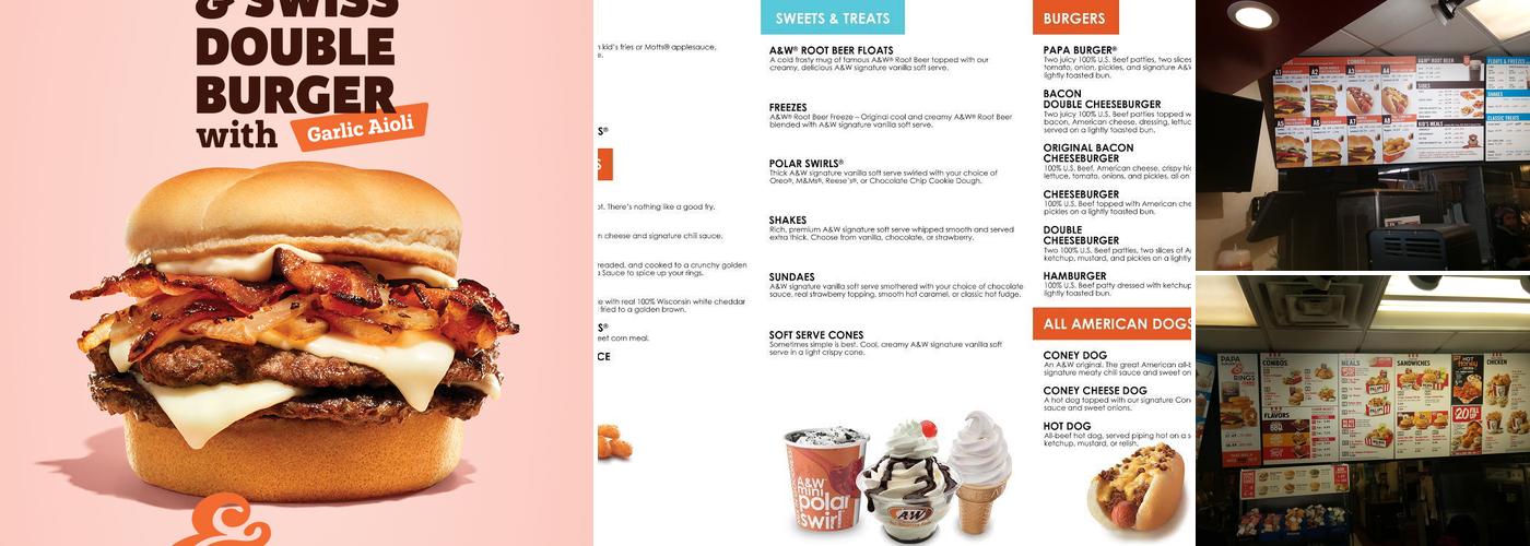 A&W Restaurant Menu