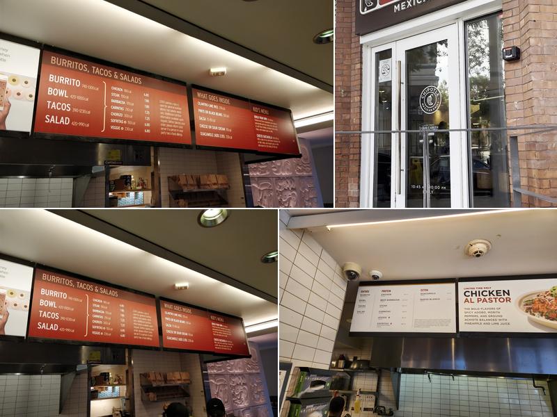 Chipotle Mexican Grill Menu