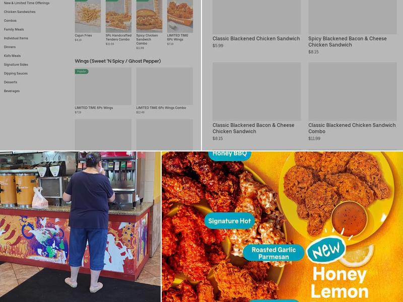 Popeyes Louisiana Kitchen Menu