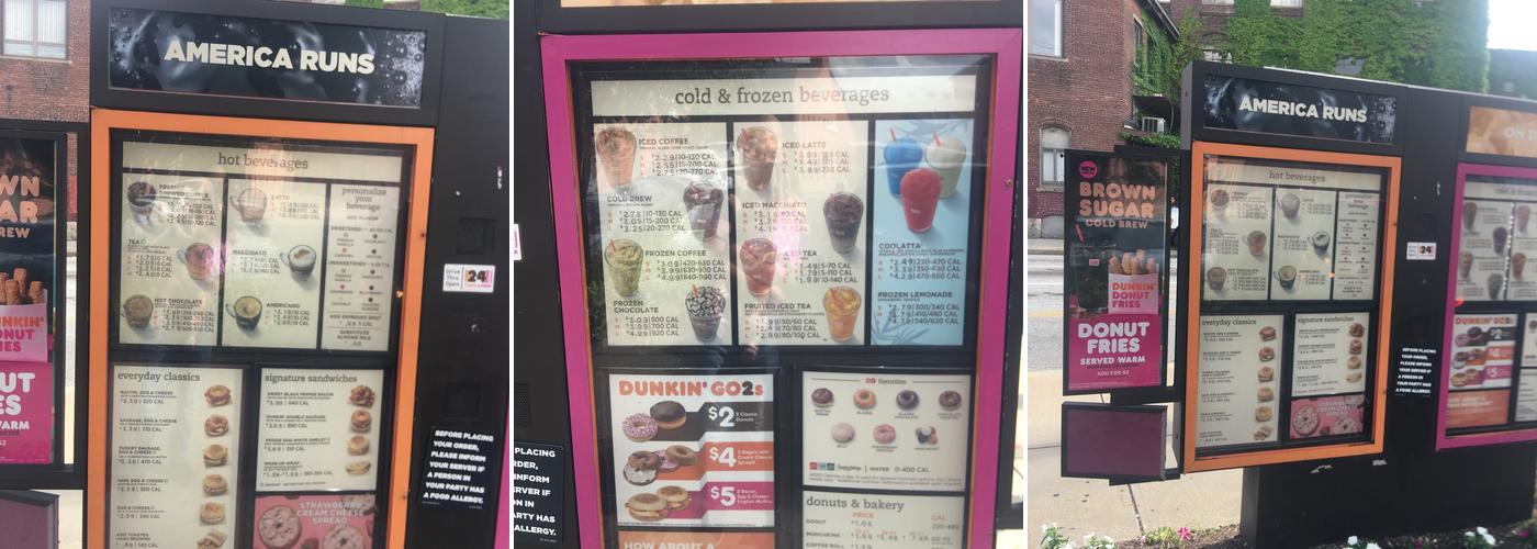 Dunkin' Menu