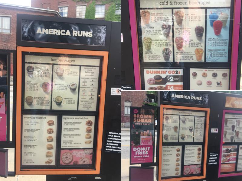Dunkin' Menu